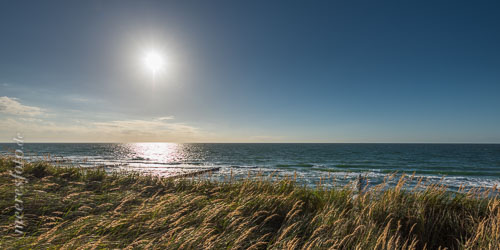  Ein Blick über die Ostsee im Gegenlicht der Sonne bei Ahrenshoop #2