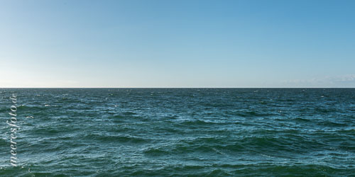  Der weite Horizont der Ostsee vor dem Seebad Wustrow