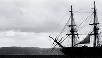  Der Nachbau eines historischen Handelsschiffes – die Götheborg vor Schilksee im Rahmen der Kieler Woche
