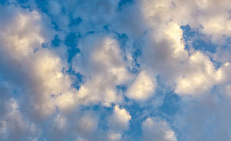 Abendwolken über Heikendorf