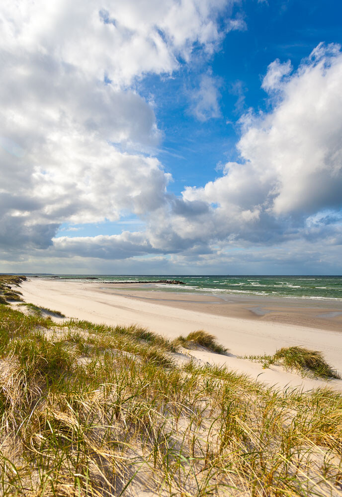 Dünen und Strand in Heidkate