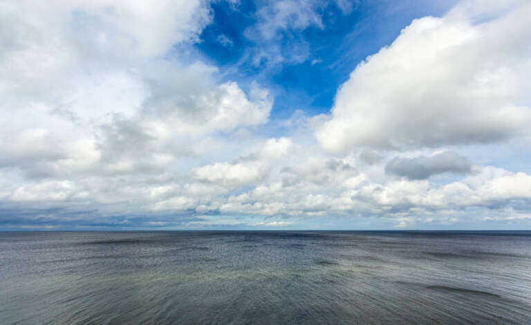 Eckernförder Bucht unter Wolken