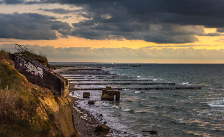 Steilküste und Bunker vor Ahrenshoop