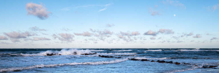 Sturm und Mond vor Heidkate