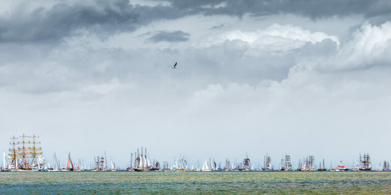 Windjammerparade auf der Kieler Förde vor Laboe