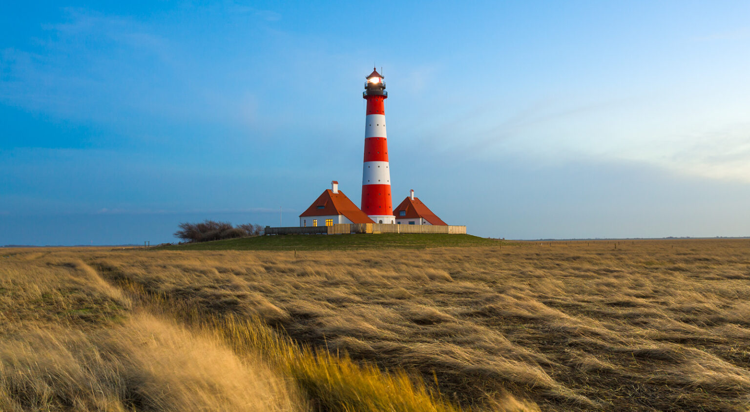 Winterabend auf Westerhever