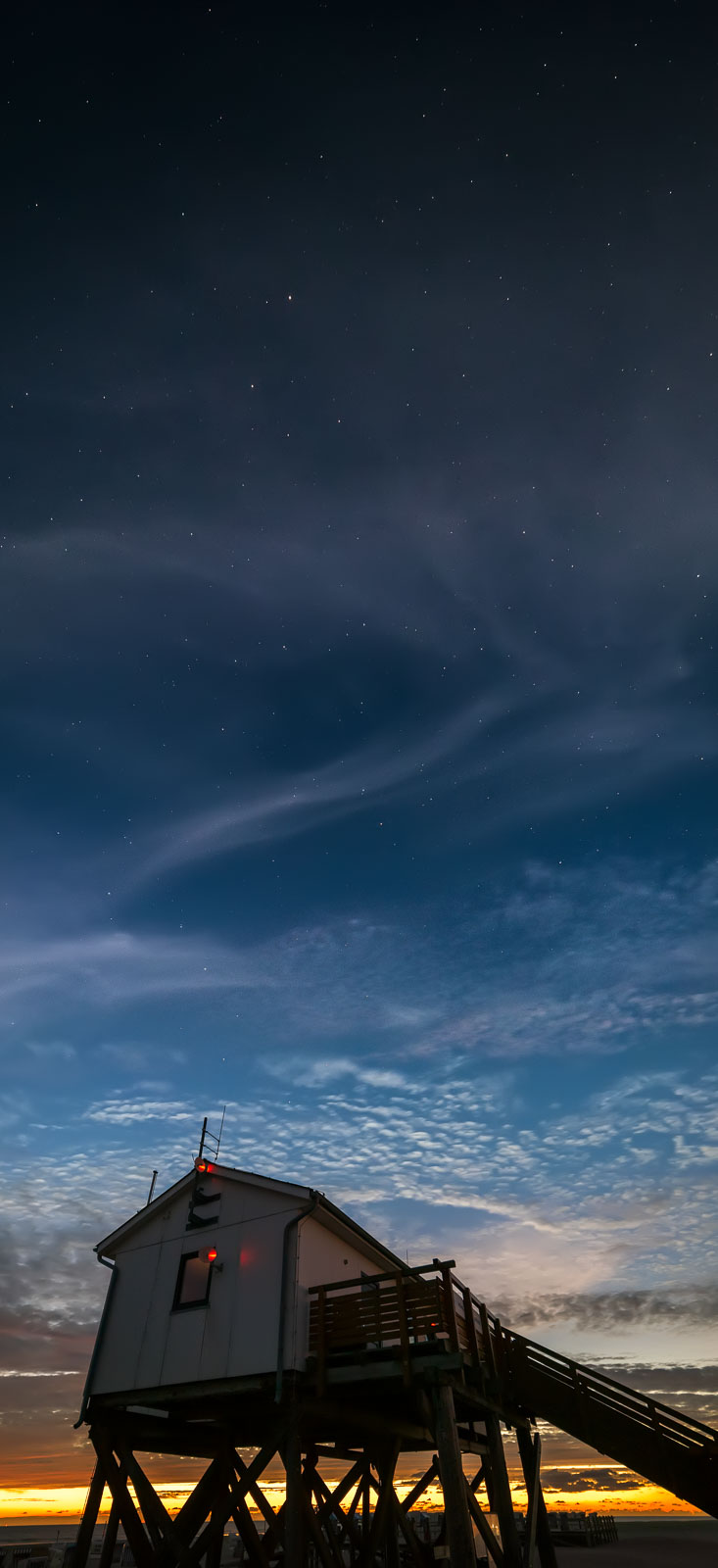 Abendsterne und Wolkenschleier